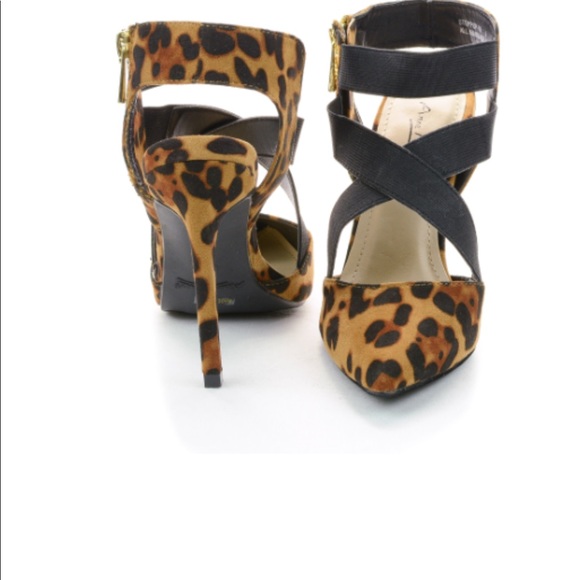 🍁🍁Anne Michelle  Steppup09 Leopard Suede - Picture 3 of 8